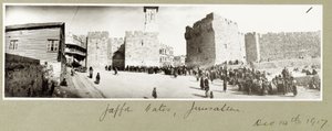 Jaffa Poorten, Jeruzalem, 14 december 1917 door Capt. Arthur Rhodes